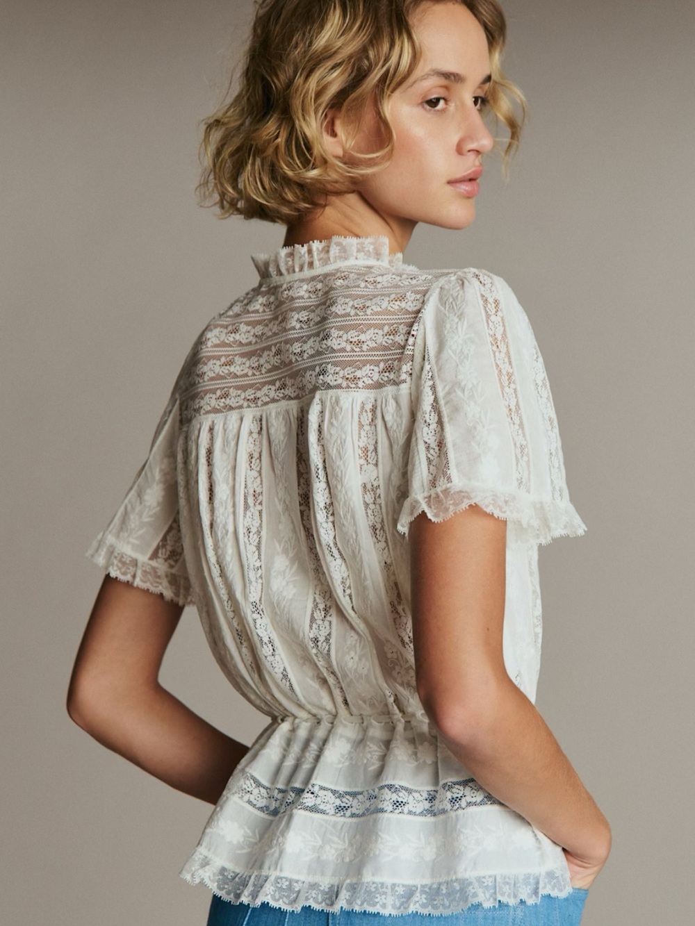 NWT Sezane Shenali Blouse - Size 6 - Picture 4 of 13